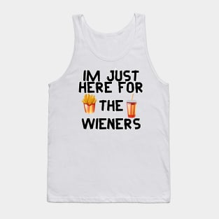 Im just here for the wieners  4th Of July Tank Top